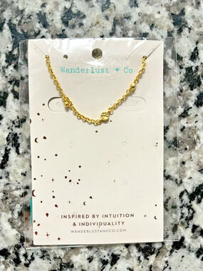 Women's Wonderlust & Co Intuition and Individuality Gold Plated Necklace